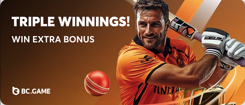 Triple Winnings Cricket Promo